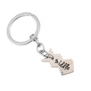 3Pcs New Love Heart Couple Key Chains Souvenirs for Best Friend Keyring, Si A7T4
