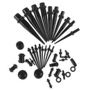 36PCS 1.6-10mm Ear Tunnel Plug Dehner Extending Rod Expander Set Expander JR