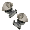 Qty (2) Push Button Drawer Cupboard Door Catch Lock Boat RV Cabinet Latch Knob