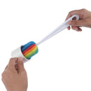 Washing Sponge Cleaning Brush Scrubber With Handle Cleaning Utensils Bru%!