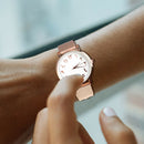 Arabic Number Silicone Strap Classic Men Women Simple Dial Quartz Watch (A)