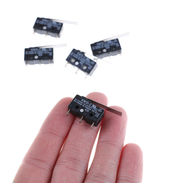 5Pcs Micro Limit Switch Long Lever Arm Subminiature SPDT Snap Action S Gw