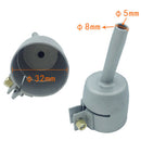 1X(Speed Welding Nozzles 5Mm Standard Nozzle For Vinyl Pvc Plastic Hot Heat