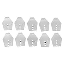 10pcs Spoon Fishing Lure Spinner Baits - Portable Sequin Spinner Jig Spoon Blade