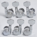 3L 3R Guitar String Inline Tuning Pegs Locking Tuners Key Machine Head Chrom NEW