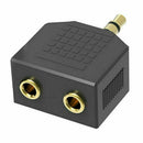 Headphone Y Splitter 3.5mm Jack Plug Audio AUX Cable Earphone Auxiliary-Ada C9G2