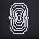 6pcs/set DIY Rectangle Metal Cutting Dies Stencil Scrapbook Paper Card Em Dxyc