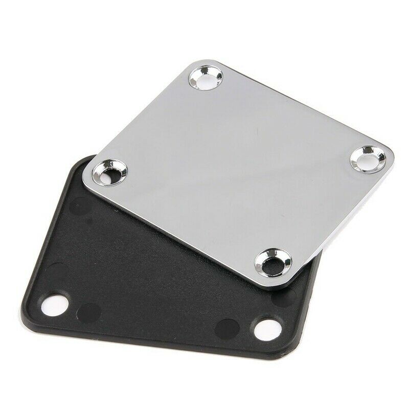 1 Set Electric Guitar Neck Plate with Screws for Strat Tele Guitar Precisio
