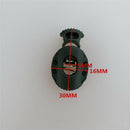 10/ 50pcs Plastic Barrel Shock End Lock Cord Toggle Stoppers 50 Army Green