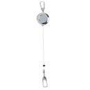 Fishing Zinger Retractor 50cm Steel Wire Fly Fishing Anglers Vest Pack Tools