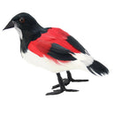 Artificial Feather Foam Birds Butcherbird W/ Claw Outdoor Garden Tree Decor
