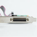 2Port RS-232 Serial Port +1 DB25 Printer Parallel Port Pci-E Pci Card Adapt P4J6