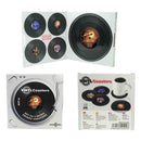 4pcs Retro Vinyl Record Coasters Cup Drinks Holder Mat Tableware Placemat