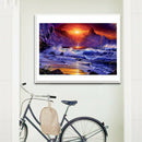 2pcs DIY 5D Diamond Painting Light of Nature Mosaic Pictures for Hand Crafts