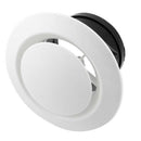 100mm Mounting Dia Adjustable ABS Disk Ventilation Grill Round Exhaust Mani J4K2