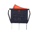 5pcs/lot RED LED Light 3 PIN SPST ON/OFF Boat Rocker Switch 16A/250V 20A/125V BX