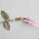 1pc Sinking Lifelike Fishing Lure Paillette Tackle Treble Hook Spinner Bait 3C