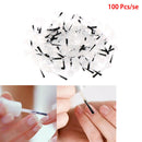 100Pc Nail Polish Applicator Brushes Replacement Liquid Dipping Gel Brus Ew