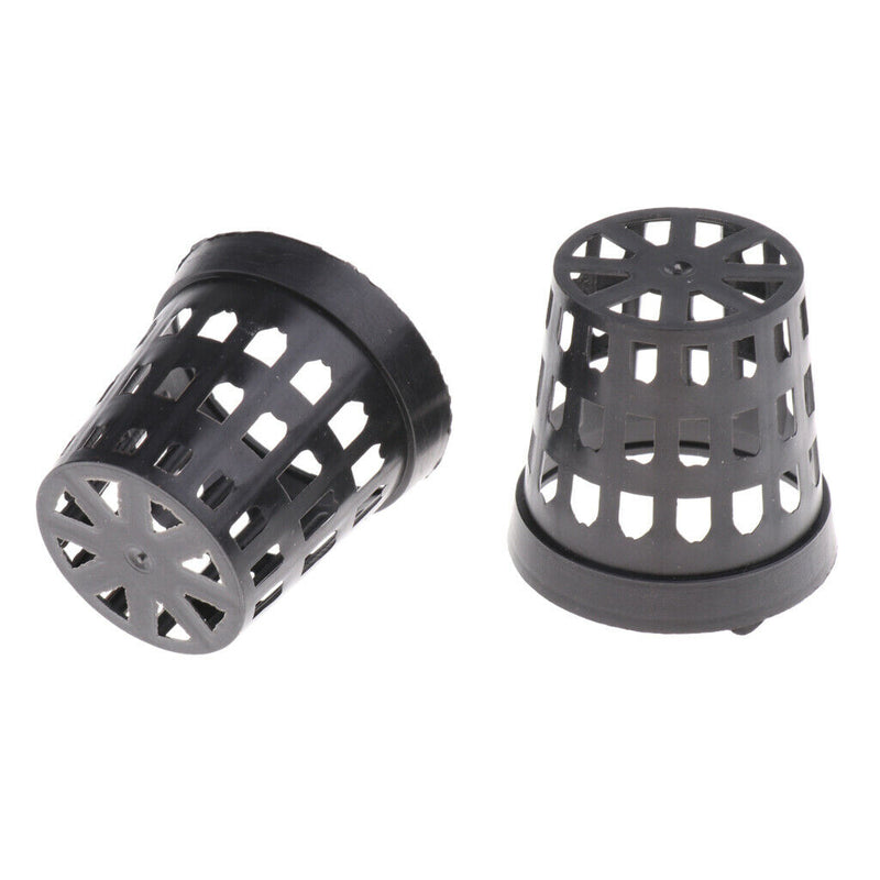 50pcs Plastic Round Aquatic Planting Basket Cups Water Grass Cultivate