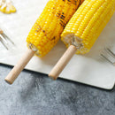 8PCS Corn On The Cob Holders Stainless Steel BBQ Prongs Skewers Forks Party yui