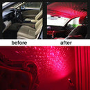 USB Car Atmosphere Lamp Interior Ambient Star Light LED Projector Starry Lamp
