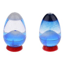 Creative Volcano Eruption, 2pcs Egg Liquid Hourglass Sand Sandglass Timer A