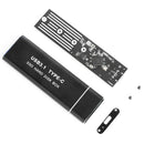 USB Type C M.2 SSD Case Box (USB-C To USB-A Cable+USB-C To USB-C Cable)