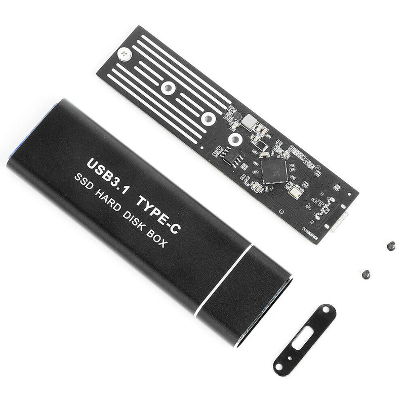 USB Type C M.2 SSD Case Box (USB-C To USB-A Cable+USB-C To USB-C Cable)