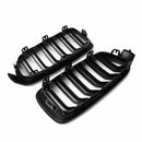 1Pair Gloss Black Front Grille/Grilles Kidney For BMW 3-Series F30 F31 F35
