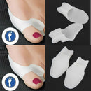 2PCS Gel Toe Separators Stretchers Alignment Bunion Pain Relief SN9F