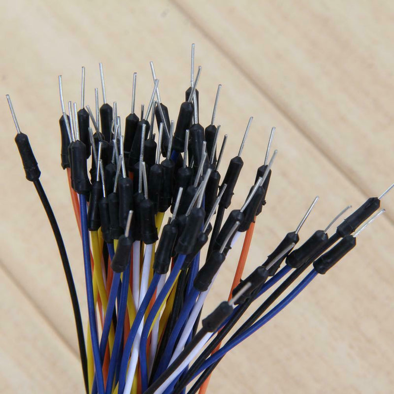 130PCS Male to Male Flexible Breadboard Jumper Cable Wires
