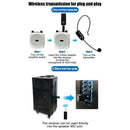 U12F Uhf One For Two Wireless Headset Microphone Amplifier Mixer Suitable F