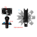 Fishing Support Rod Holder Bracket, 360 Degrees Rotatable Rod Holder For