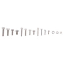 440pcs M3 M4 M5 Stainless Steel Hex Socket Head Cap Screws Nut Kit+Box