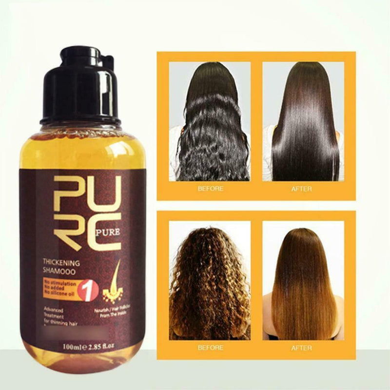 100ml Herbal Ginger Hair Shampoo Essence Treatment Prevent Premature Hair Loss