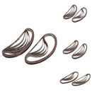 20 Pieces Assorted Grits Metal Grinding Metal Sanding Belt Kit 40