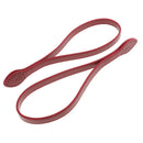 2x PU Leather Handle Handbag Shoulder Bag Accessories Short Strap Burgundy