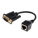 RJ45 to VGA Cable VGA 15-Pin Port Male to RJ45 Female Ethernet LAN Console