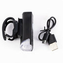 USB Rechargeable LED Bicycle Headlight Bike Head Light Front Rear Lamp Cycling~