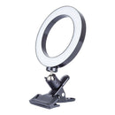Clip-on Live Tricolor Selfie Ring Fill Light With Metal Clip