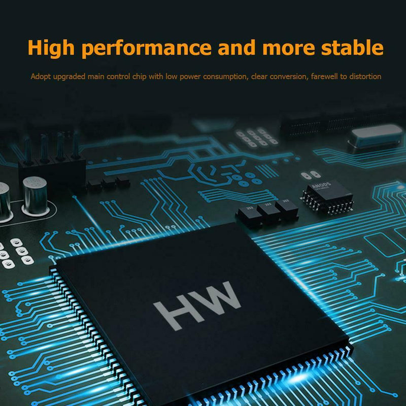 HW-2201 1080P HDMI to VGA Converter Adapter Digital Analog 3.5mm Audio Jack