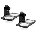 2 Pcs Reptile Amphibians Water Food Dish Tray Bowl Pool 11.5x6x7.5cm