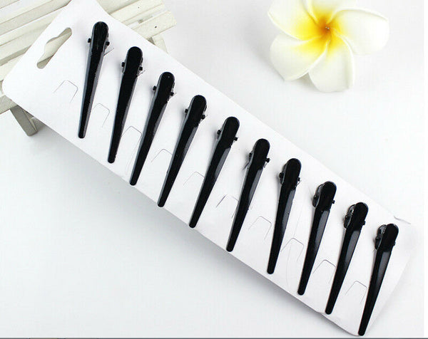 6cm 10 Pieces Plain Single Prong Alligator Teeth Pinch Clips for Hair Bows DIY Z