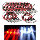 80x LED Lights Headlights For 1/5 1/8 1/10 1/12 1/16 RC Car Truck Headlights