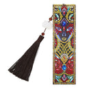DIY Special Shaped Diamond Painting Leather Tassel Bookmark Creative Crafts