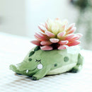 2 Pieces Cute Animal Shaped Cartoon Home Decoration Succulent Vase Flower Pots