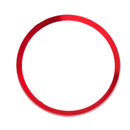 4PCS Red Alloy Wheel Center Hub Ring Decorative Cover Trim For 16-18 Hon TCX