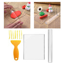 Acrylic Sculpey Non-Stick Roller Pin Backing Board Polymer Clay Tools Crafts
