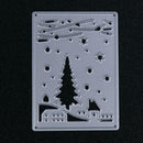 Snowflake Tree Cutting Dies Stencils Scrapbook Embossing DIY Craft Card
