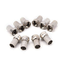 10x`RG6 F Plug Connectors Satellite Virgin Sky TV Screw Twist Coax Cable AerME